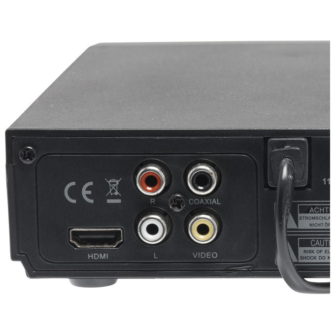 Denver DVH-7787MK3 Lettore DVD Full HD 1080p HDMI USB Dolby Digital Scart colore Nero