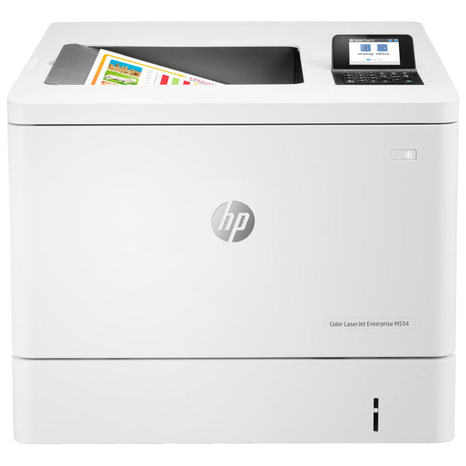 HP 7ZU81A Color LaserJet Enterprise M554dn Stampante Laser A Colori A4 33 ppm 1200x1200 DPI Fronte Retro Rete LAN colore Bianco