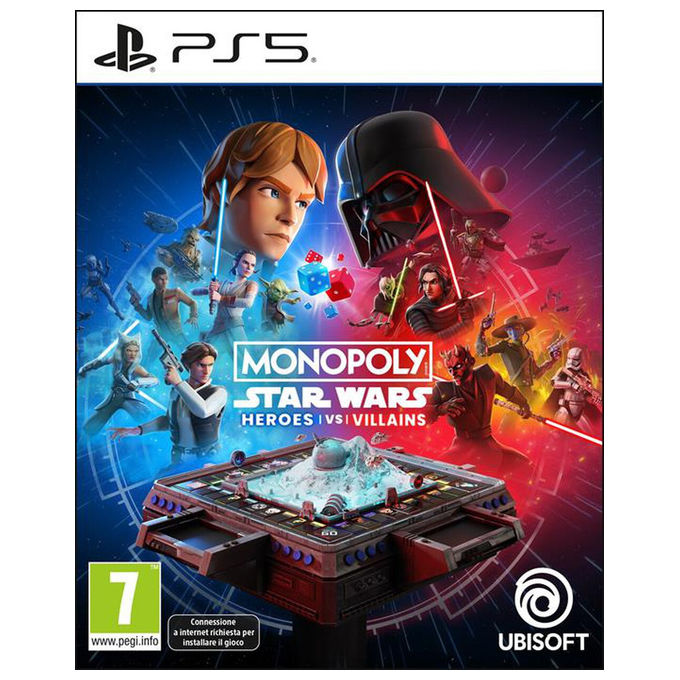 Ubisoft Monopoly Star Wars Heroes vs Villains Videogioco PS5 Multiplayer Online Co-op Locale 2v2 3v3