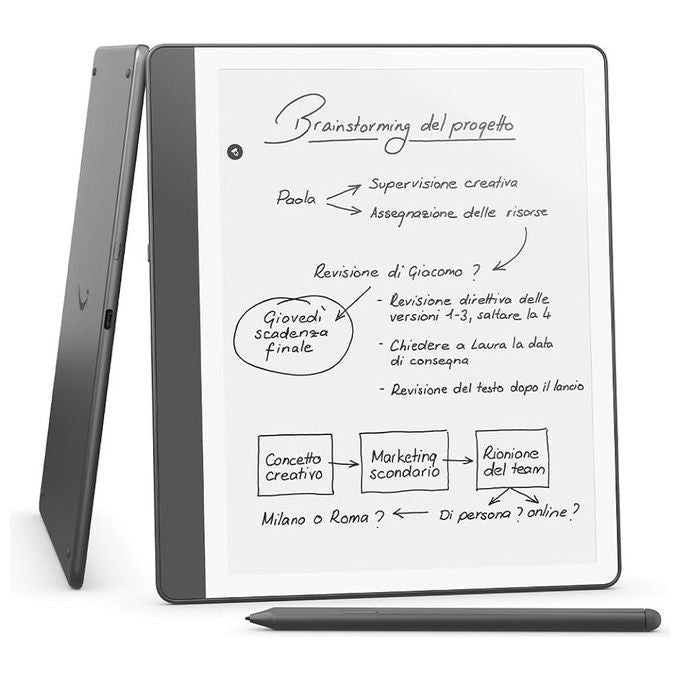 Amazon PA2MA3 Kindle Scribe E-reader con Penna 16 GB Schermo E-Ink 11'' 300 ppi Wi-Fi Bluetooth IA colore Grafite