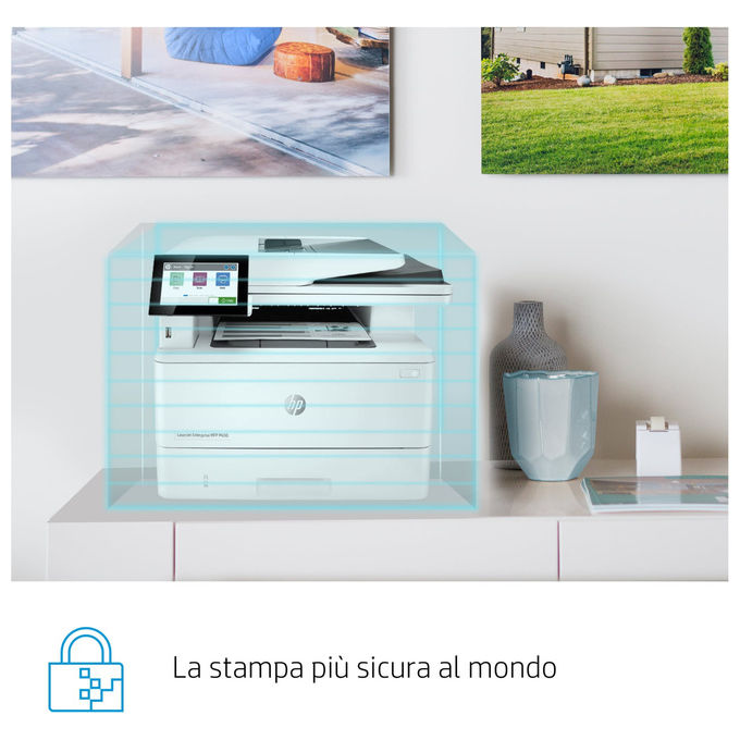 HP 3PZ55A LaserJet Enterprise M430f Stampante Multifunzione Laser Mono 38 ppm A4 Wi-Fi ADF Fronte Retro colore Bianco