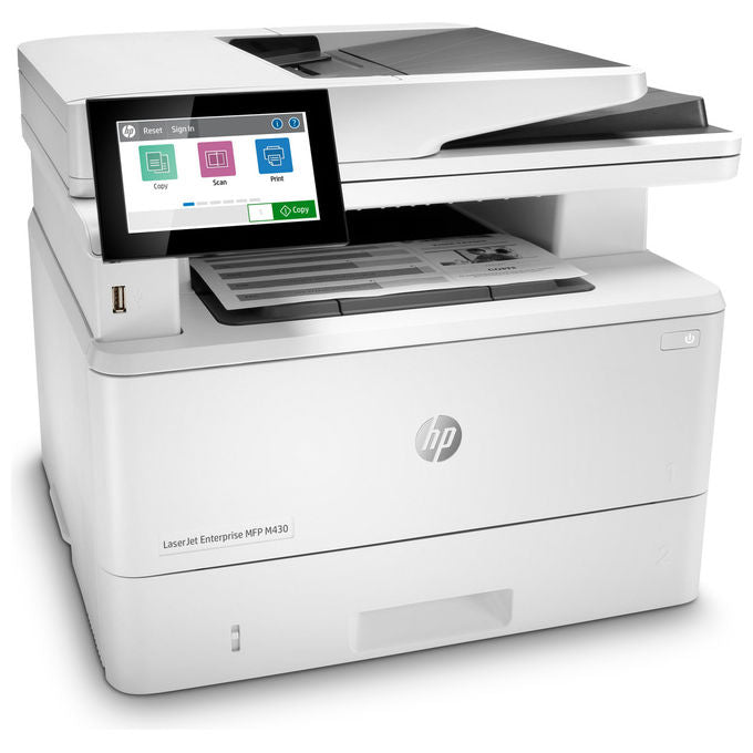 HP 3PZ55A LaserJet Enterprise M430f Stampante Multifunzione Laser Mono 38 ppm A4 Wi-Fi ADF Fronte Retro colore Bianco