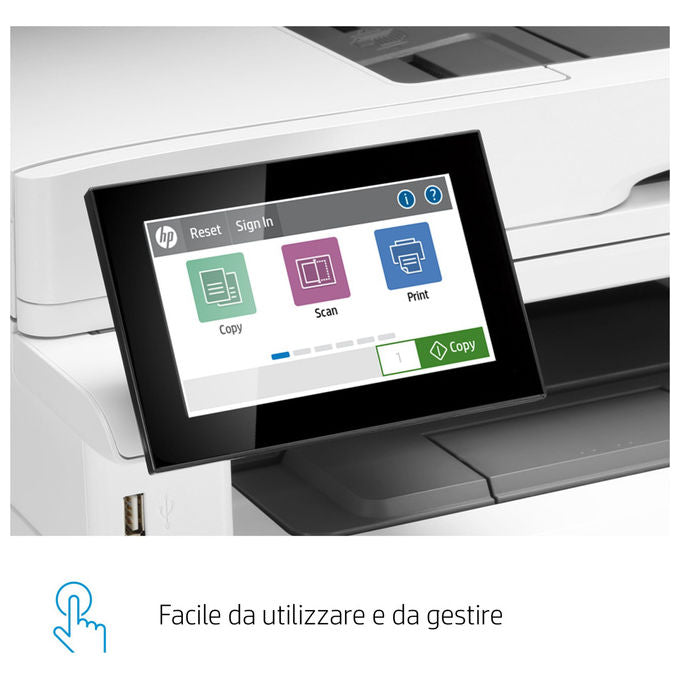 HP 3PZ55A LaserJet Enterprise M430f Stampante Multifunzione Laser Mono 38 ppm A4 Wi-Fi ADF Fronte Retro colore Bianco