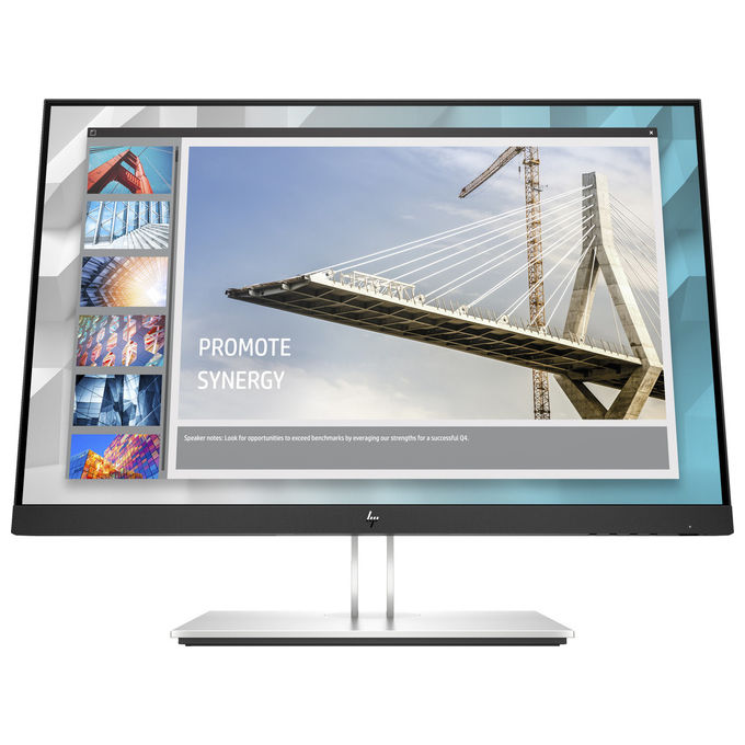 HP E24I G4 E-Series Monitor PC 24'' IPS WUXGA 1920x1200 60Hz 5ms Hub USB 3.2 HDMI DisplayPort VGA colore Nero