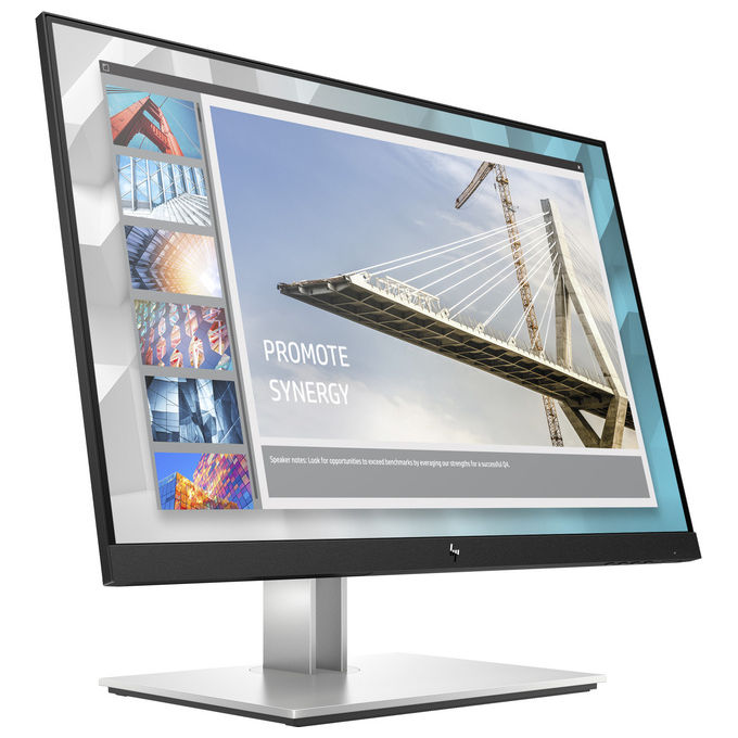 HP E24I G4 E-Series Monitor PC 24'' IPS WUXGA 1920x1200 60Hz 5ms Hub USB 3.2 HDMI DisplayPort VGA colore Nero