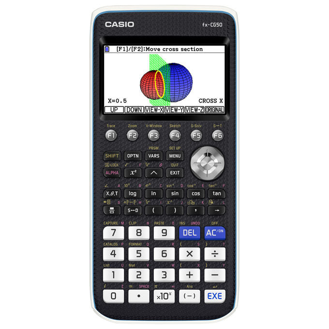 Casio FX-CG50 Calcolatrice Grafica Display Natural V.P.A.M. 65000 colori Grafici 3D Python USB colore Nero