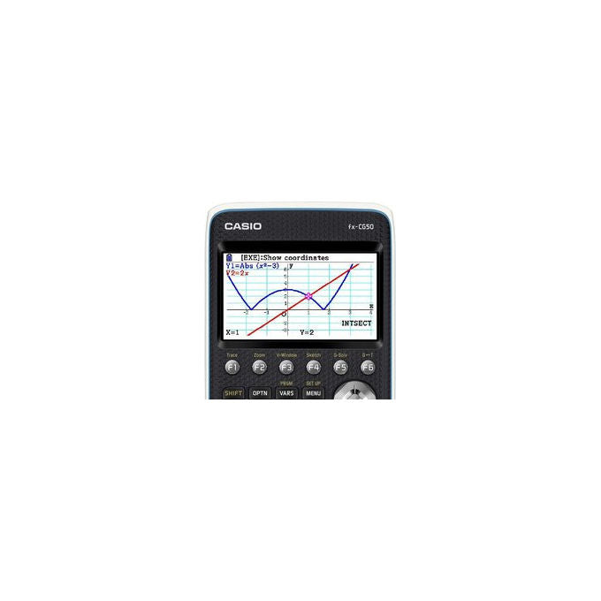 Casio FX-CG50 Calcolatrice Grafica Display Natural V.P.A.M. 65000 colori Grafici 3D Python USB colore Nero