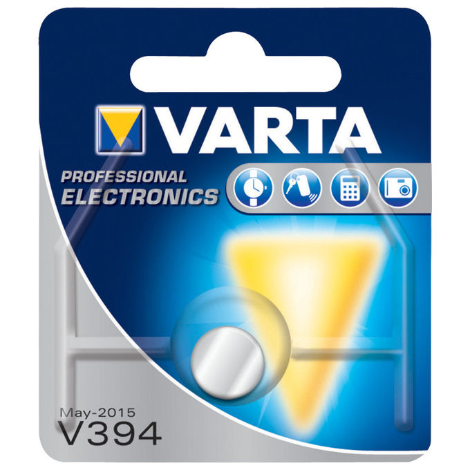 Varta V394 Batteria a Bottone Ossido d'Argento 1,55V 58mAh SR45 colore Argento