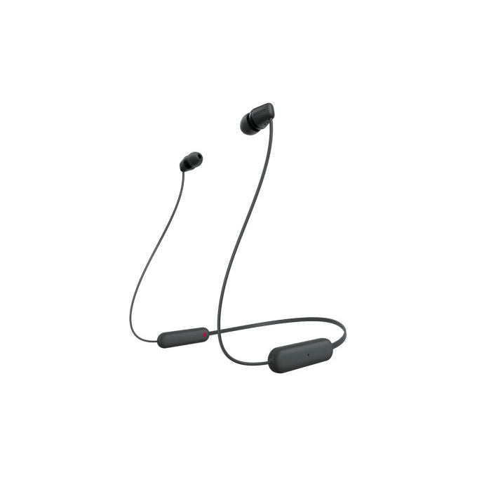 Sony WI-C100 Auricolari Wireless In-ear Bluetooth 5.0 25h Autonomia IPX4 colore Nero