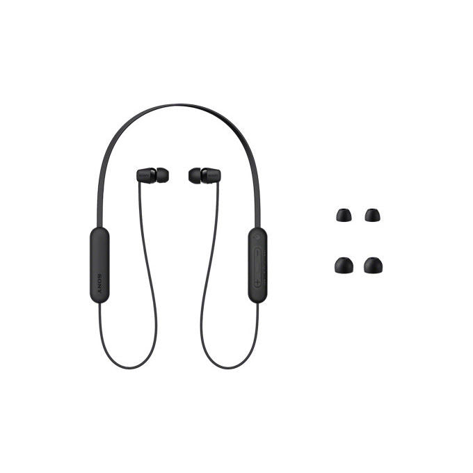 Sony WI-C100 Auricolari Wireless In-ear Bluetooth 5.0 25h Autonomia IPX4 colore Nero