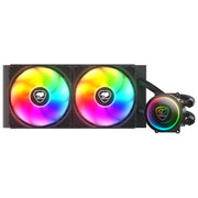 Cougar CGR-PSDELRGB-B-240 Poseidon Elite Dissipatore a Liquido AIO 240mm ARGB 2x120mm 2200 rpm 33,5 dB colore Nero