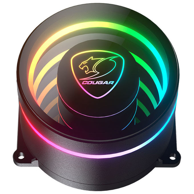 Cougar CGR-PSDELRGB-B-240 Poseidon Elite Dissipatore a Liquido AIO 240mm ARGB 2x120mm 2200 rpm 33,5 dB colore Nero