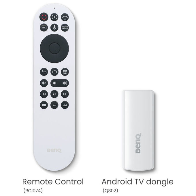 BenQ X500I Videoproiettore a Corto Raggio DLP 4K UHD 3840x2160 2200 ANSI lumen LED Android 11 Wi-Fi 5 Bluetooth 5.0 colore Nero Bianco