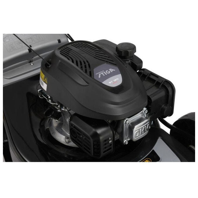 Alpina AL4 46 A Rasaerba a Scoppio a Spinta 46 cm 123 cm³ 1900 W sacco 60 L superficie 1200 m² colore Nero Grigio Giallo