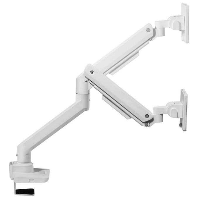 Equip 650181 Supporto Monitor da Scrivania Heavy Duty 17'' 49'' VESA 75x75 100x100 20 Kg Rotazione 360° colore Bianco