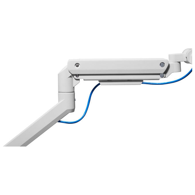 Equip 650181 Supporto Monitor da Scrivania Heavy Duty 17'' 49'' VESA 75x75 100x100 20 Kg Rotazione 360° colore Bianco