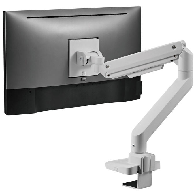 Equip 650181 Supporto Monitor da Scrivania Heavy Duty 17'' 49'' VESA 75x75 100x100 20 Kg Rotazione 360° colore Bianco