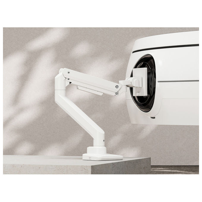 Equip 650181 Supporto Monitor da Scrivania Heavy Duty 17'' 49'' VESA 75x75 100x100 20 Kg Rotazione 360° colore Bianco