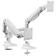 Equip 650183 Supporto da Scrivania per 2 Monitor 17'' 35'' Heavy Duty 40 Kg VESA 75x75 100x100 colore Bianco