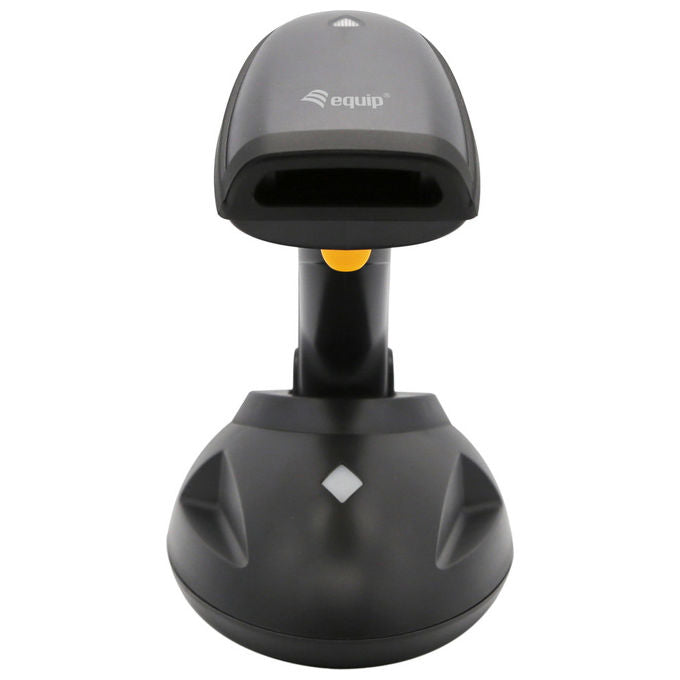 Equip 351026 Lettore di Codici a Barre Portatile 1D 2D LED Wireless 200 m IP54 Batteria 1500 mAh colore Nero
