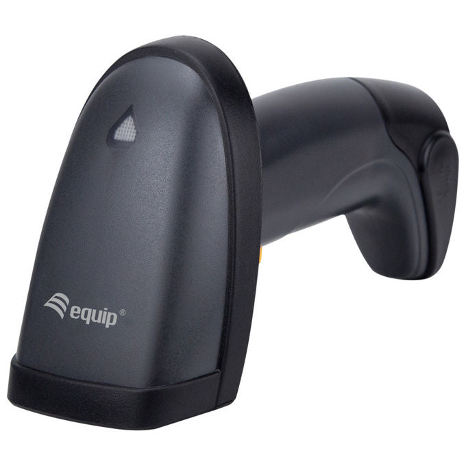 Equip 351026 Lettore di Codici a Barre Portatile 1D 2D LED Wireless 200 m IP54 Batteria 1500 mAh colore Nero