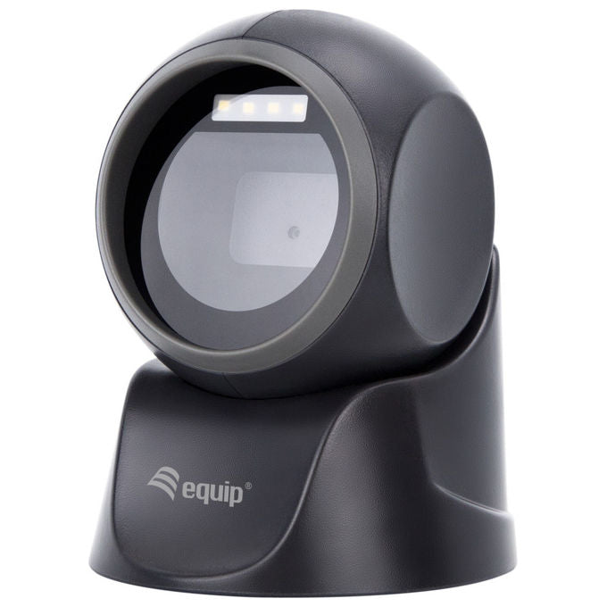 Equip 351027 Lettore di Codici a Barre Fisso 1D 2D USB LED IP54 150 letture-s colore Nero