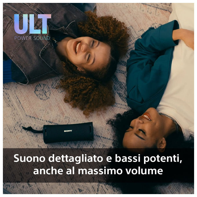 Sony SRSULT10W.CE7 ULT FIELD 1 Altoparlante Portatile Bluetooth 30 W IP67 Batteria 12 h colore Bianco