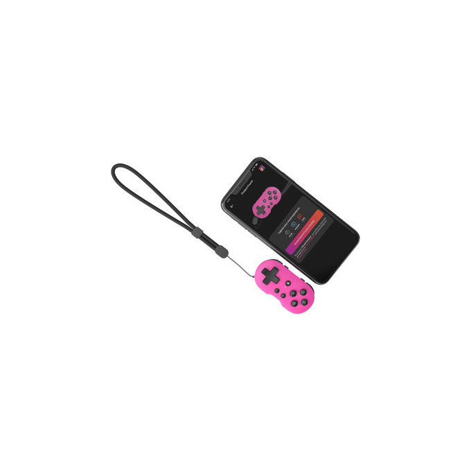 Crkd 24-AT-HP Atom Gamepad Digitale USB Bluetooth 5.0 15 tasti Nintendo Switch PC Android iOS colore Rosa