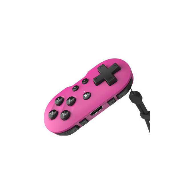 Crkd 24-AT-HP Atom Gamepad Digitale USB Bluetooth 5.0 15 tasti Nintendo Switch PC Android iOS colore Rosa