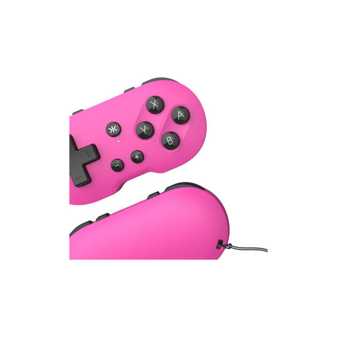 Crkd 24-AT-HP Atom Gamepad Digitale USB Bluetooth 5.0 15 tasti Nintendo Switch PC Android iOS colore Rosa