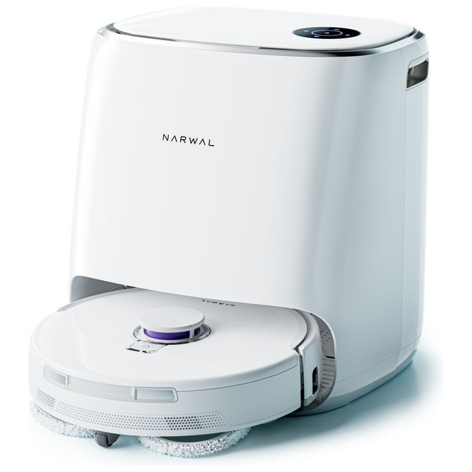Narwal FREO X ULTRA Robot Aspirapolvere Lavapavimenti LiDAR 8200 Pa 1 L autonomia 210 min Wi-Fi mappatura 3D colore Bianco