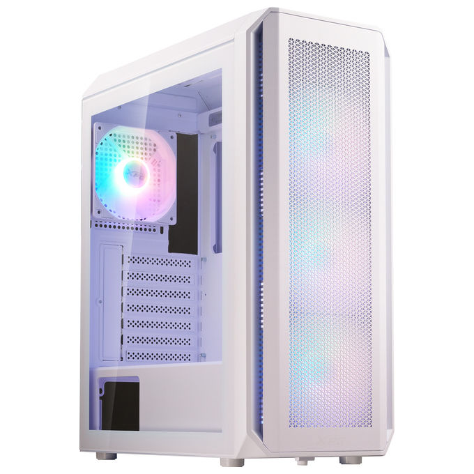 XPG 75261538 VALOR AIR PLUS Case PC Midi Tower ATX micro ATX Mini ITX con ventole ARGB 3x120 mm anteriore 1x120 mm posteriore colore Bianco
