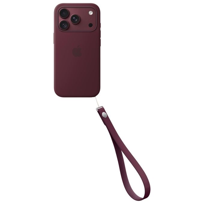 Apple MKF74ZM-A Laccetto da polso in tessuto riciclato PET 100% con magneti integrati colore Borgogna