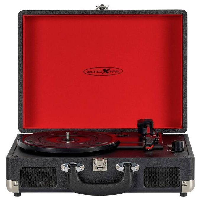 Reflexion HIF1979BT Giradischi 3 Velocita' 33 1-3 45 78 rpm Bluetooth USB RCA Integrati 48W colore Nero