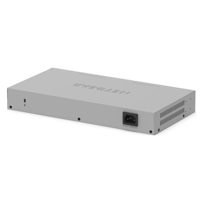 Netgear GS516-300EUS Switch di Rete Non Gestito 16 Porte Gigabit Ethernet 32 Gbit-s Supporto QoS Jumbo Frames Colore Grigio
