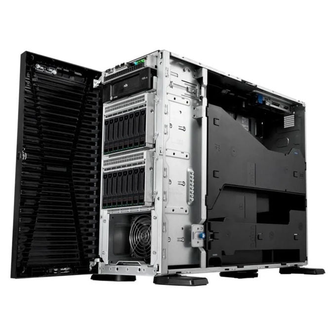 HPE ProLiant ML110 Gen11, server tower 4.5U, Intel Xeon Gold 5416S 2GHz 16 core, 64GB DDR5, 2x 960GB SSD SATA, 8 alloggiamenti SFF hot-swap