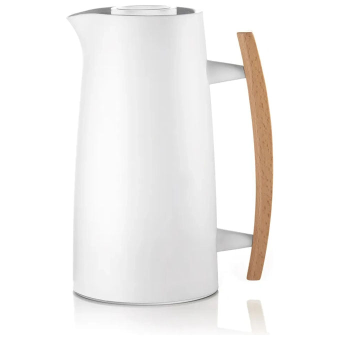 Guzzini 12560011 Riviera '63 Caraffa Termica 1 L con Chiusura Ermetica e Beccuccio Tagliagoccia colore Bianco