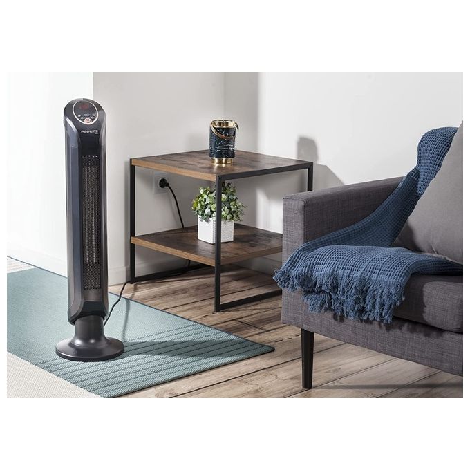 Rowenta SO9420 Intense Comfort Hot Termoventilatore a Torretta Ceramica 2400W 40 m² Telecomando Oscillazione 90° colore Nero