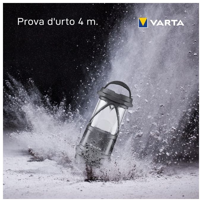 Varta Indestructible L30 Pro Nero-Trasparente Torcia a Mano Led