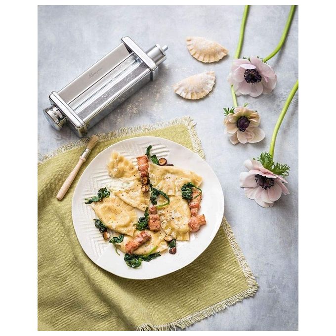 Kenwood KAX980ME Sfogliatrice per Impastatrice Planetaria, Acciaio Inossidabile, Argento