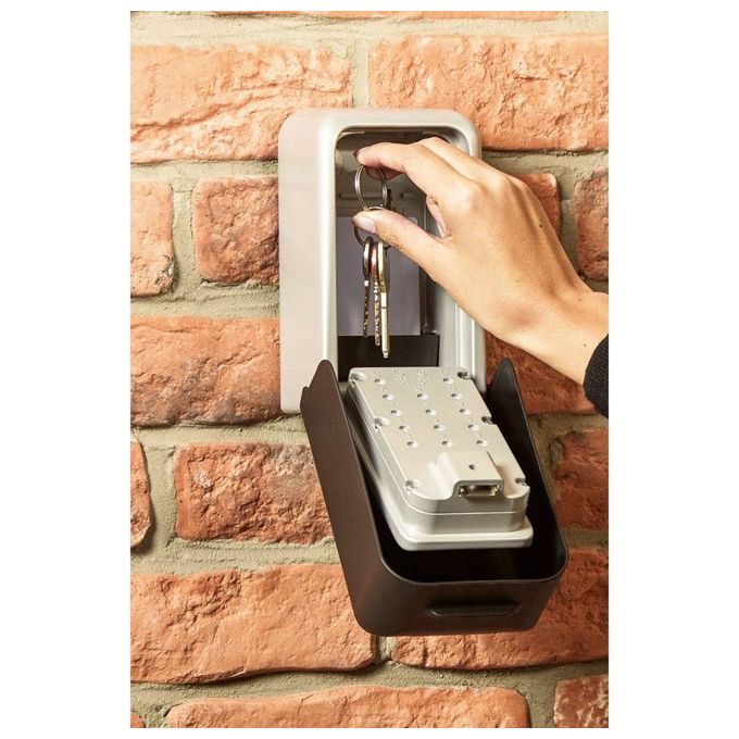 Master Lock 5426EURD Cassetta Portachiavi Certificata con Combinazione Programmabile 16000 Codici Possibili Materiale in Zinco Resistente agli Agenti Atmosferici colore Nero