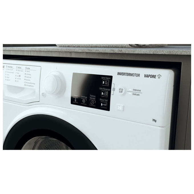 Hotpoint RSSG R527 B IT Lavatrice Caricamento Frontale Slim Classe energetica B Capacita' di carico 7Kg Centrifuga 1200 Giri