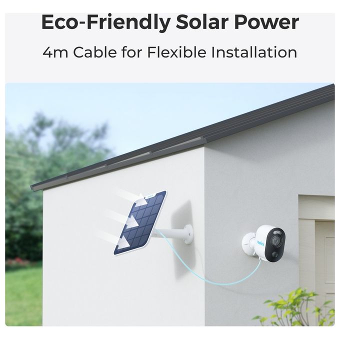Reolink BWC2K02 Argus B330 Telecamera di sicurezza IP 5 MP Wi-Fi batteria IP65 visione notturna 20 m colore Bianco