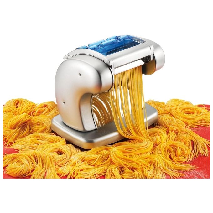 Imperia PASTA PRESTO Macchina per Pasta Elettrica 85W 3 Formati Sfoglia 150mm 6 Spessori Made in Italy colore Argento