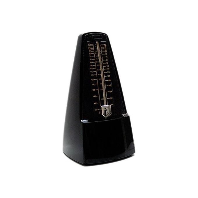 FZONE FM-310 Metronomo Meccanico a Pendolo Intervallo 40-208 bpm con Campanello colore Nero
