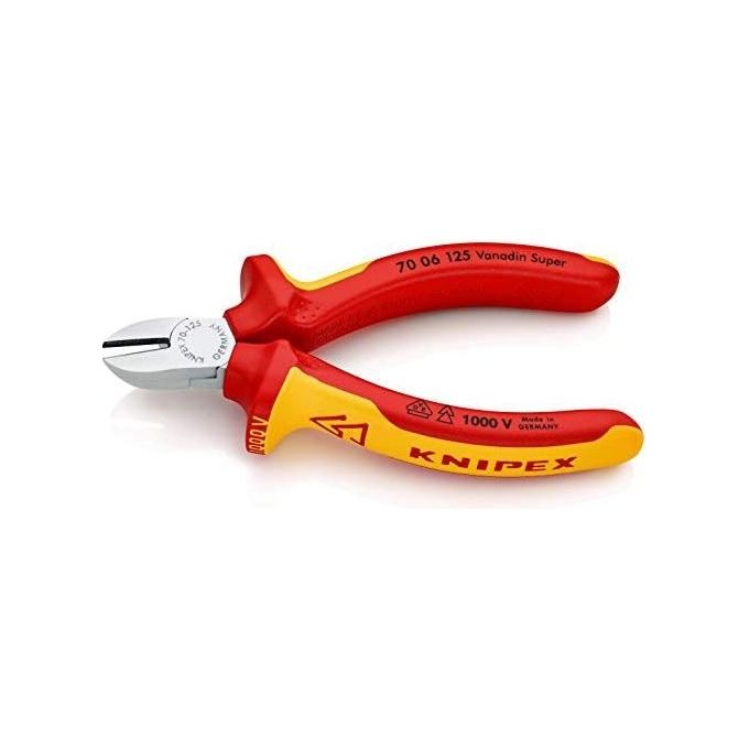 Knipex tronchese laterale per meccanica cromato 125 mm