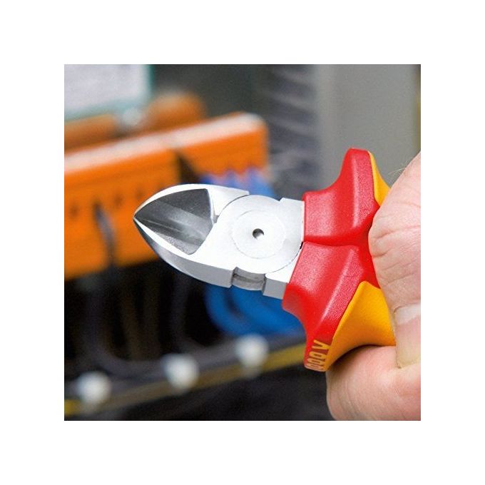 Knipex tronchese laterale per meccanica cromato 125 mm