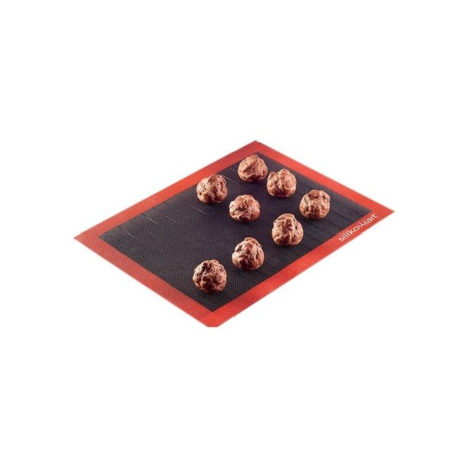 Silikomart 70.109.99.0065 Air Mat Tappetino Microforato da Forno Silicone 40x30 cm colore Nero