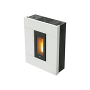 Pegaso 7019032 Tabla Stufa a pellet 8 kW serbatoio 10 Kg convezione (95.5x69x27.5 cm) colore Bianco