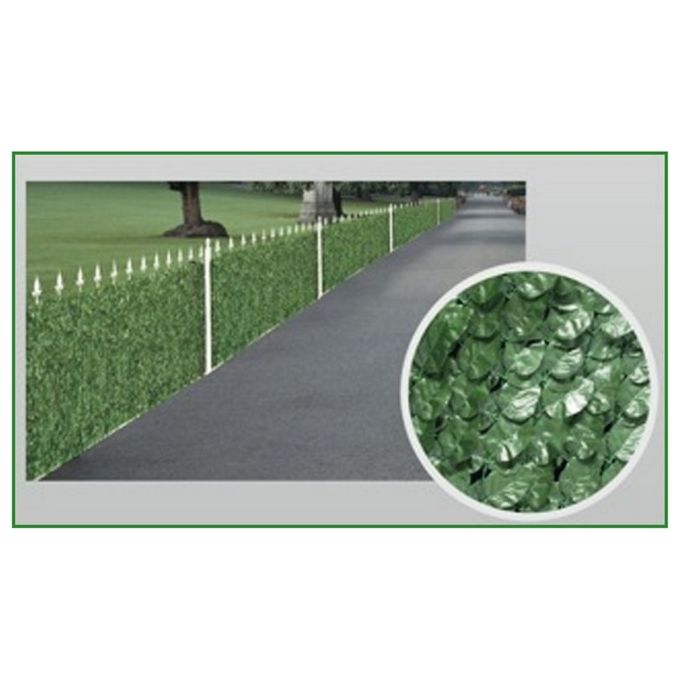 4F SIED150300VER Siepe artificiale Laurel Verde scuro 150x300 cm colore Verde scuro